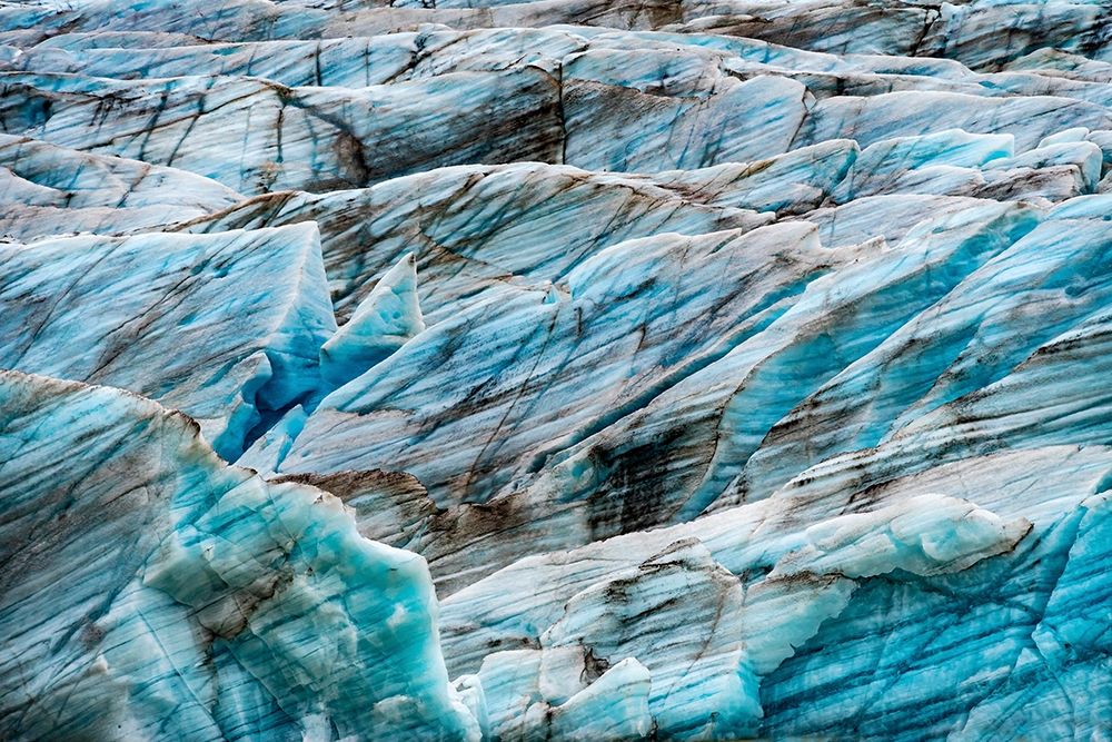 Blue Large Svinafellsjokull Glacier-Vatnajokull National Park-Iceland